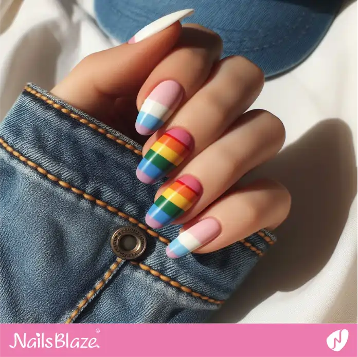 Pride Month Nail Design | Pride | LGBTQIA2S+ Nails - NB2036